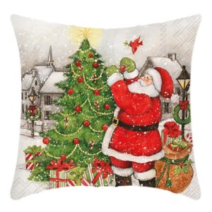Christmas Pillowcase Home Decor Cushion Living Room